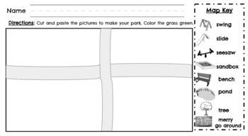 Make Your Own Park Map By Miss Deb S Teaching Corner Tpt