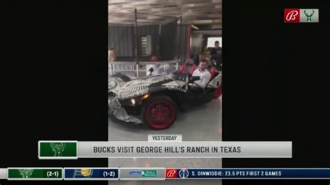 Bucks Take Tour Of George Hill S Acre Ranch In Texas Youtube