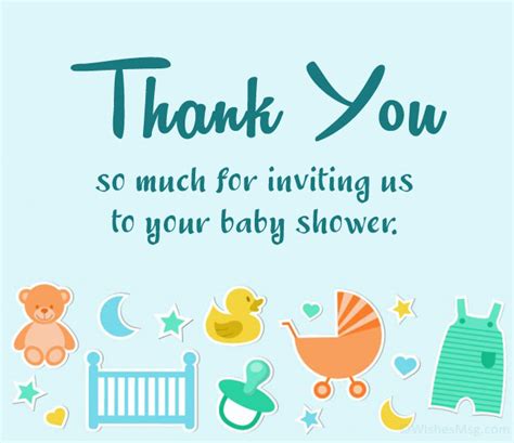 Baby Shower Thank You Thank You Notes With