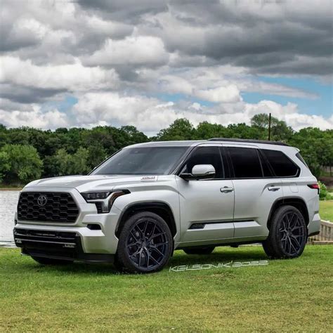 2023 Toyota Sequoia Feels Subtly Menacing When Lowered On Cgi