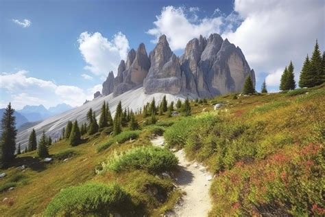 Berühmt Italienisch National Park Tre Cime Di Lavaredo Dolomiten Süd