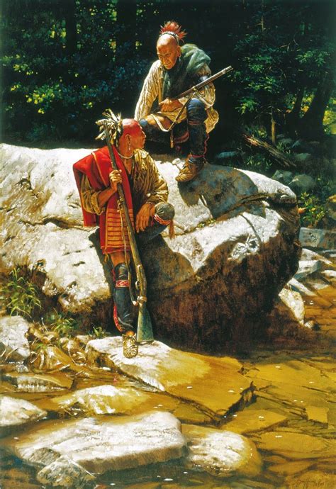 Frontier Art At The Rivers Edge By Robert Griffing Native American