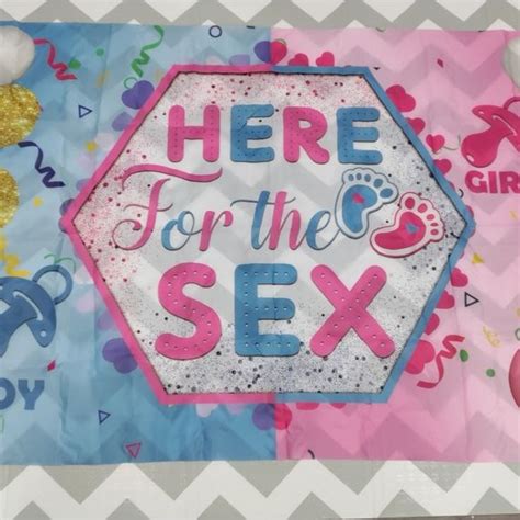 Party Supplies Here For The Sex Extra Large Fabric Sign Poster Banner