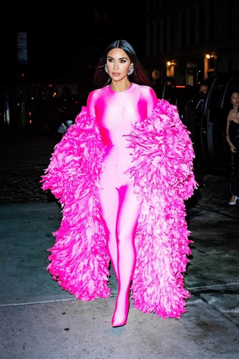 Kim Kardashian Wearing Neon Photos Of Her Bright Looks Hollywood Life