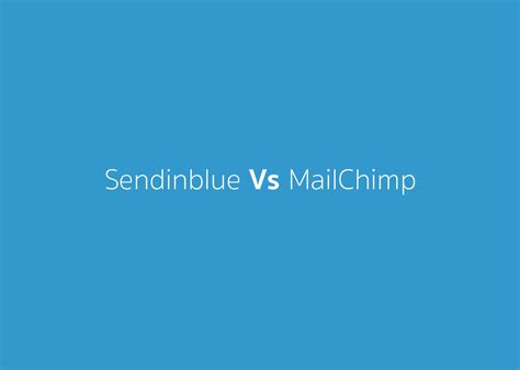 Sendinblue Vs Mailchimp Comparison Techiepep