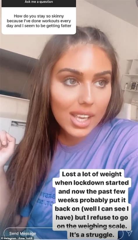 Love Islands Anna Vakili Says Shes Put On Lost Lockdown Weight Daily Mail Online