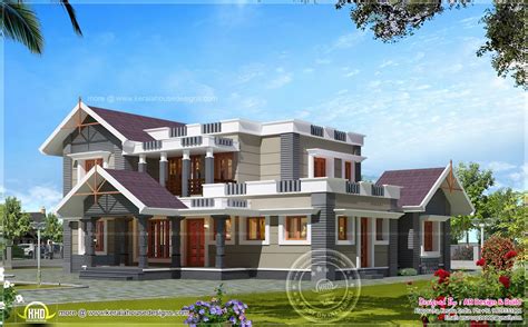 4 Bhk House Exterior Design In 2600 Sqfeet Kerala Home Design And