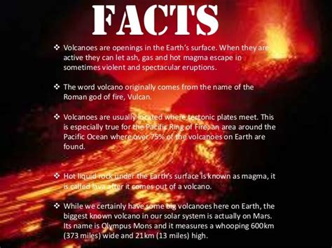 Top 10 Unbelievable Facts About Volcanoes Volcano Fac