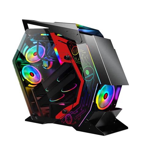 Atx Computer Gaming Case Special Shaped Desktop Computer Mainframe Support M Atx Itx