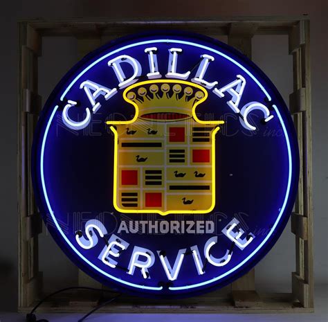 Neonetics Cadillac Service 3 Foot Neon Sign 9cadsr