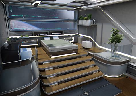 Concept 890 Jump Star Citizen Sci Fi Bedroom Spaceship Interior