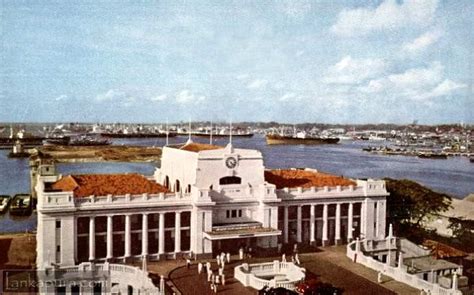 Port Building At Colombo Harbour 1960s
