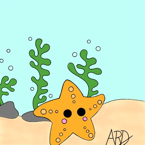 Starfish Under The Sea ⭐️🌊 Рисунки Научные детские эксперименты Обои