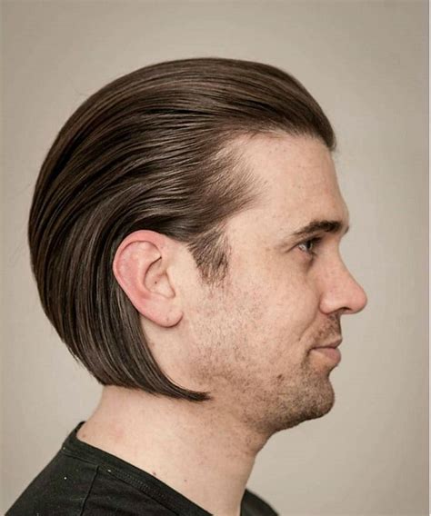 Long Slick Back Hairstyle Men Hairstyle Guides
