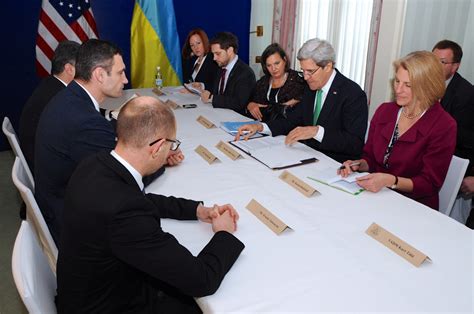 public domain picture secretary kerry meets with ukrainian opposition leaders in munich id