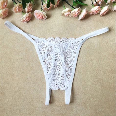 2021 Women Girl Sexy Lingerie Low Rise Lace Floral G String Thongs T
