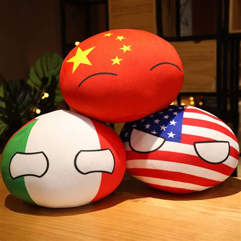 polandball france korea countryball usa country ball plush stuffed dolls pendant ebay