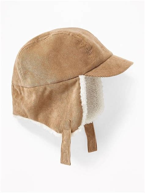 Corduroy Trapper Hat For Toddler Boys Toddler Hats Boy Trapper Hats