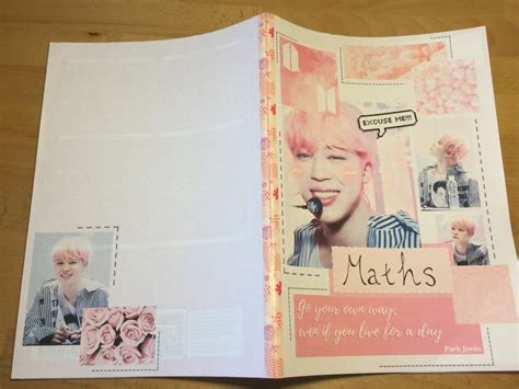 Bts Diy Notebook Kpop Bts Binder Notebook Diy Customize Tutorial