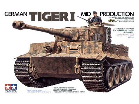 Tamiya German Tiger I Tank Mid Production Kit Tamiya