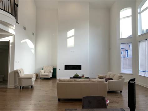 Before And After Vaulted Ceiling Contemporary House Interior