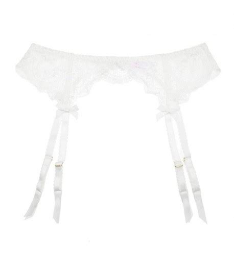Women Sexy Lace Suspender Garter Belt For Thigh High Stockings White C51890hqs6m