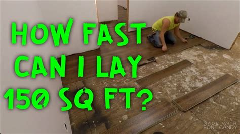 How Fast Can I Lay Laminate Flooring Youtube