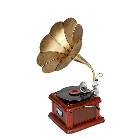 Retro Vintage Classic Style Turntable Phonograph Model Record Player