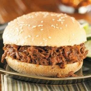 · this loose meat, ground beef sandwich has loads of flavor and is so easy! BBQ Beef Sandwiches Recipe | Taste of Home