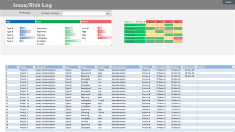 multiple project tracking template excel planner