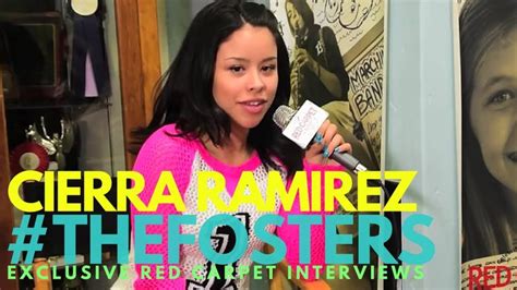 Cierra Ramirez Interviewed On The Set Of Freeform S The Fosters For