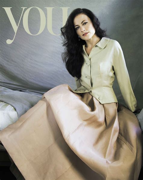 Sherlock Actress Lara Pulver On The Cover Of Decembers You Magazine Wearing A Beautiful