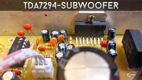 Amplifier circuit diagram tda7294 240w stereo. TDA7294 SUBWOOFER AMPLIFIER - YouTube