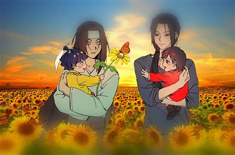 Anime Boys Naruto Anime Children Anime Girls Flowers Sunflowers