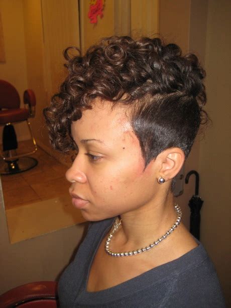 There could be some short hairstyles flattering for your face shape and a few that are not. Black hairstyles for round faces