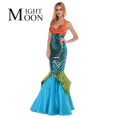 Buy Moonight Adult Mermaid Tail Costume Sexy Adult Ariel Mermaid Costume For