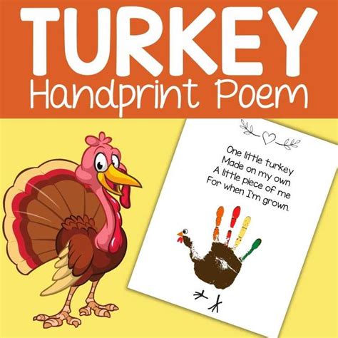 Thanksgiving Handprint Poem Keepsake Printable