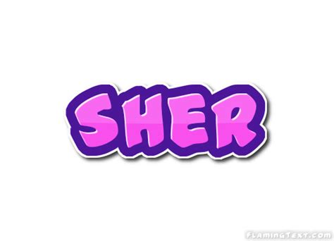 Sher Logo Free Name Design Tool From Flaming Text