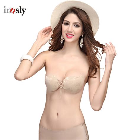 Women Invisible Bra Strapless Backless Bralette Silicone Bra Self Adhesive Gel Intimates Female