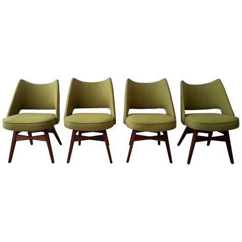 Set Of 4 Midcentury Chairs At 1stdibs