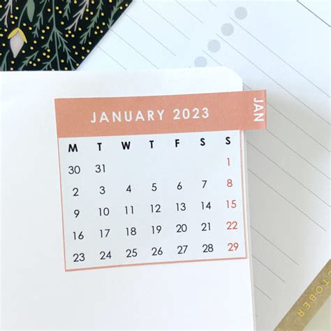 Print Out Mini Calendar Lopipack