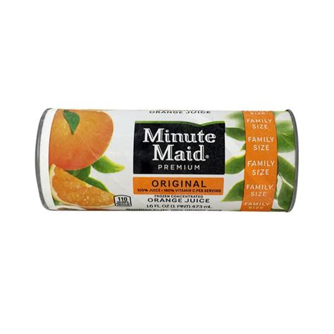 Minute Maid Orange Original Frozen Concentrate 100 Juice 16 Fl Oz