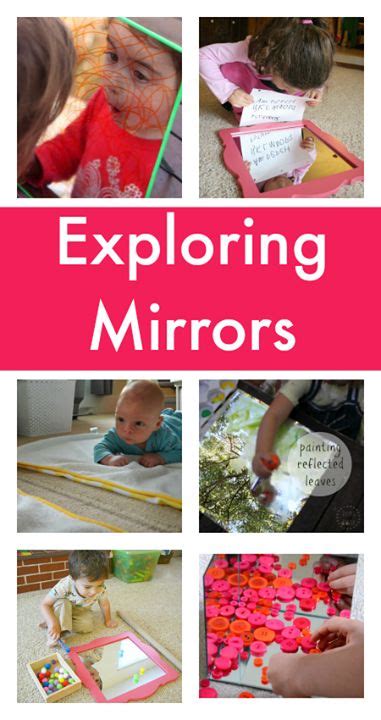 Exploring Mirrors Mirror Play Sensory Play With Mirrors Infant