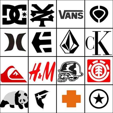 Popular Clothing Logos Clothing Brand Logos Clothing Logo Fashion