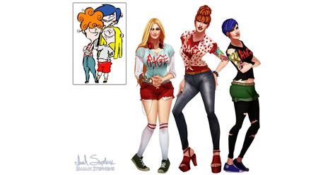 lee marie and may from ed edd n eddy 90s cartoon characters as adults fan art popsugar