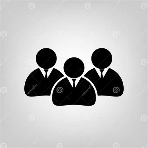 People Flat Style Icon Vector Team Work Symbol Group Of Humans Sign For Your Web Site Design