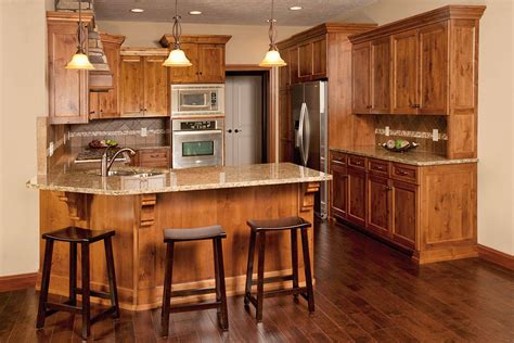 Cabinetry Kitchen Cabinetry Knotty Alder At The Cove