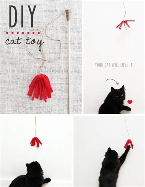 12 Awesome And Easy To Make Cat Toys Shelterness