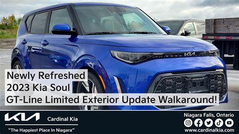Refreshed 2023 Kia Soul First Look Gt Line Limited Exterior Update