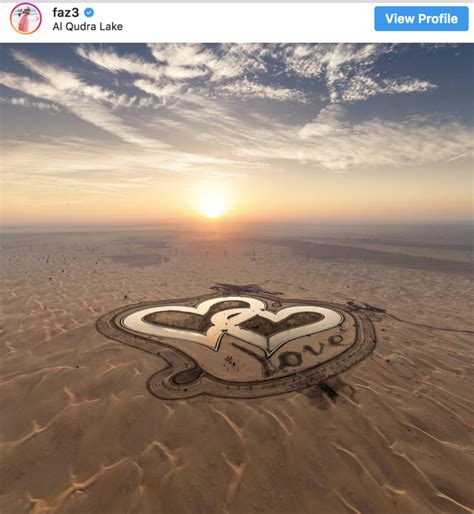 Heart Shaped Lake Dubai Lake Of Love In Dubai Love Lake Location Map